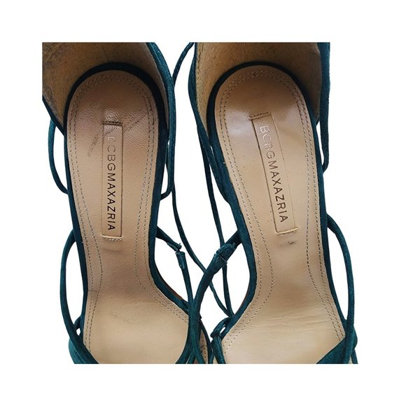BCBGMaxAzria Green Strappy Sandals - Picture 6 of 12